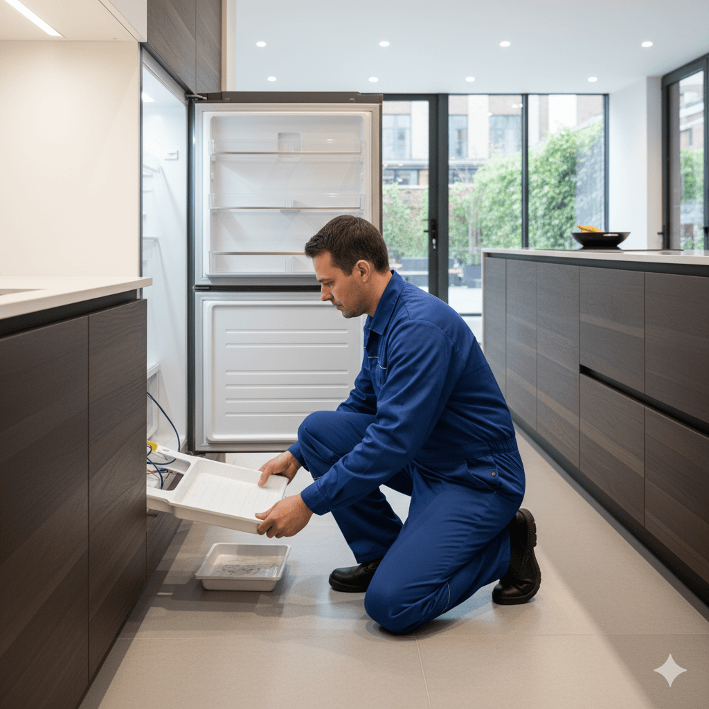 Checking door gasket for air leaks