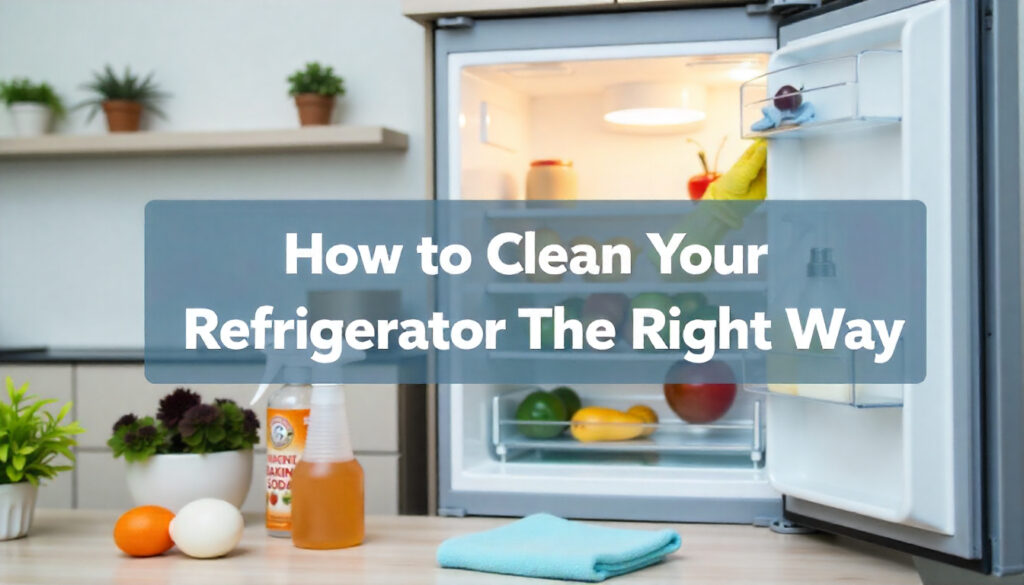 Cleaning refrigerator in Hyderabad – step-by-step guide for hygienic and odor-free fridge maintenance
