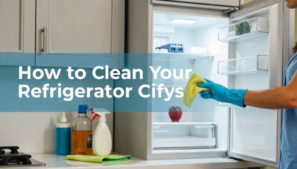 Cleaning refrigerator in Kolkata – step-by-step guide for hygienic and odor-free fridge maintenance