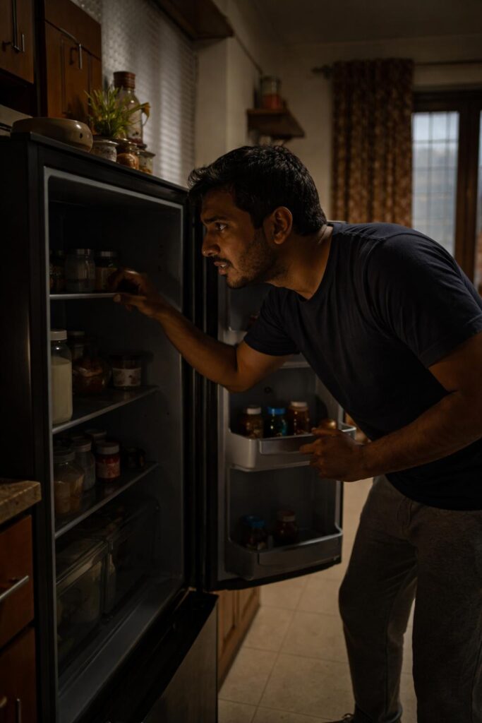 Refrigerator light not working inside fridge in Hyderabad home kitchen