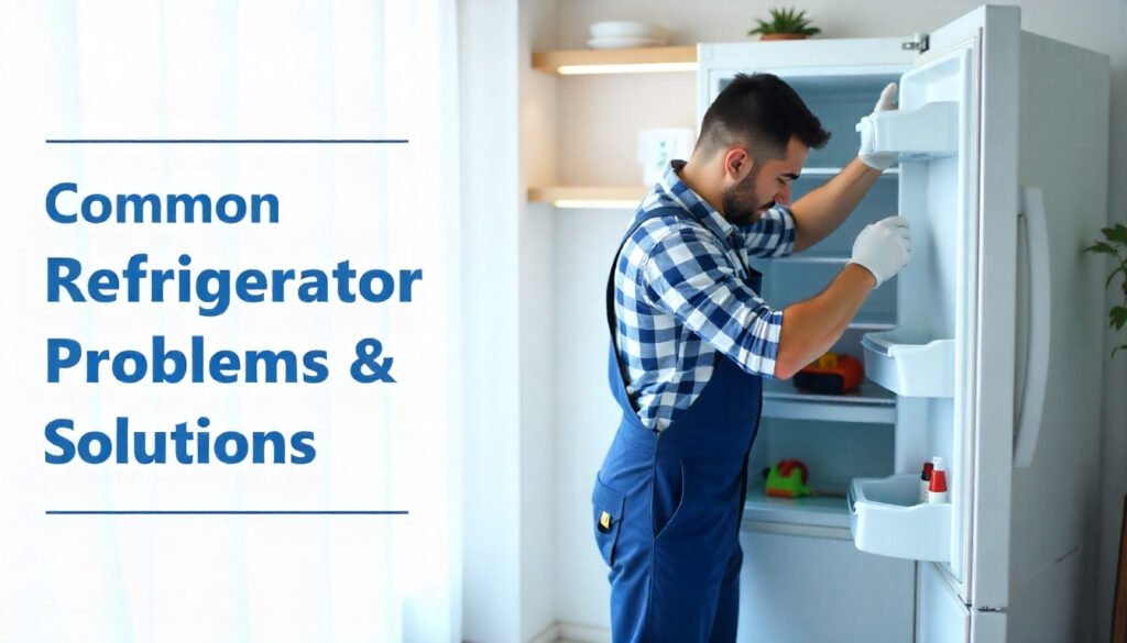 Technician repairing refrigerator at home in Hyderabad | Common refrigerator problems and solutions | Repair Expert India