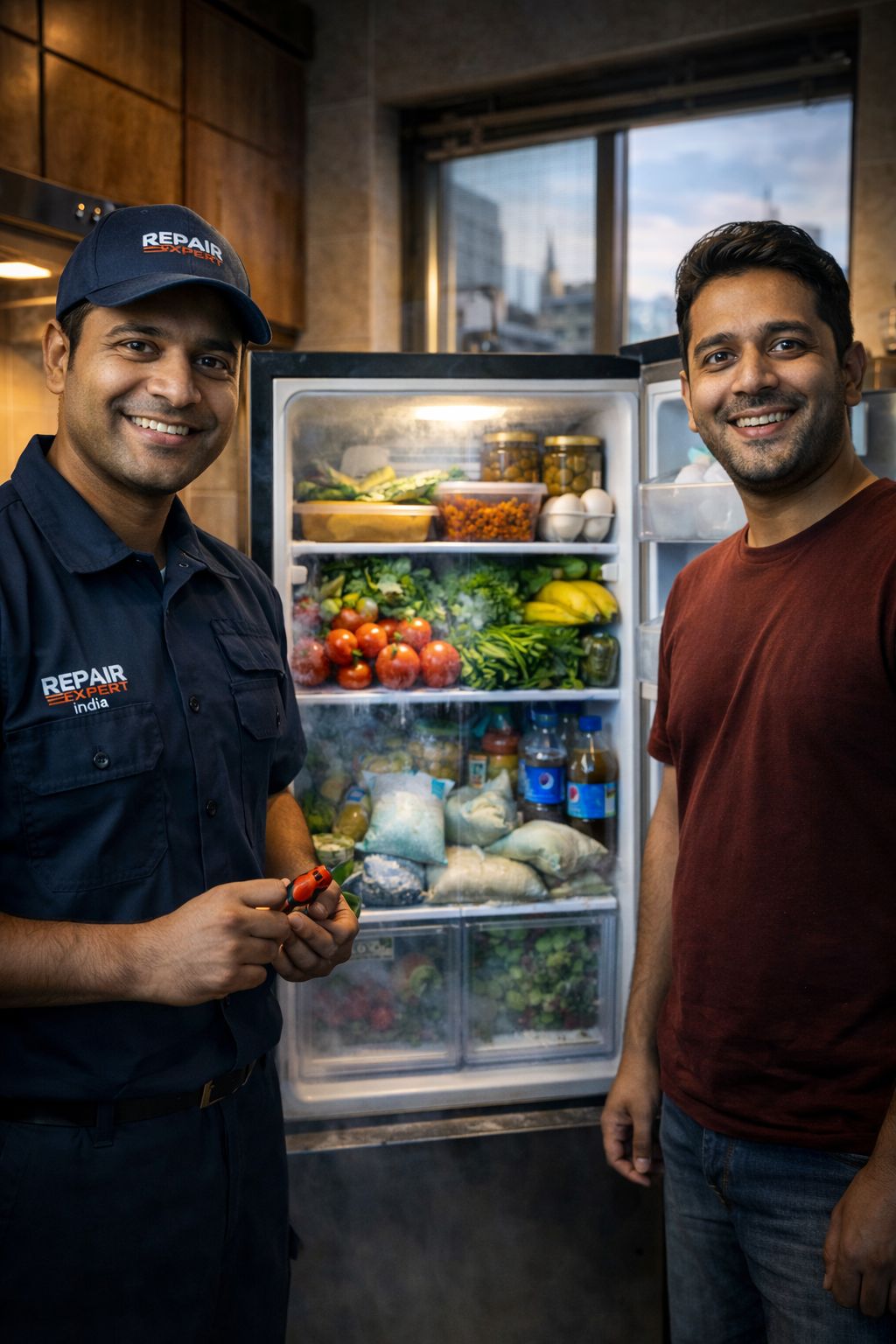 fridge cooling too much problem solved by technician in Kolkata refrigerator repair service