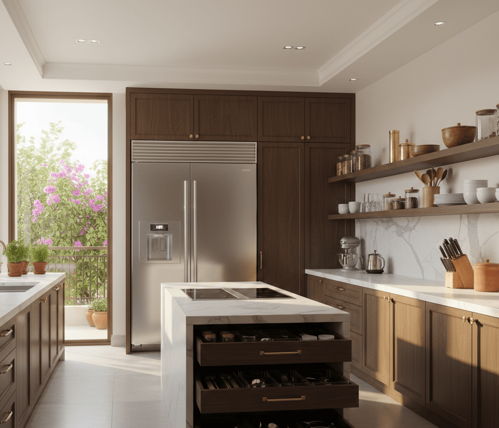 refrigerator positioned for better ventilation in hyderabad humid summer