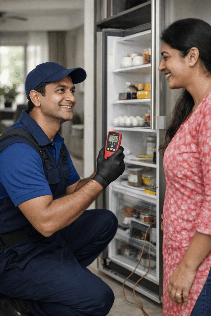 Same day fridge gas refill service in North Kolkata at home