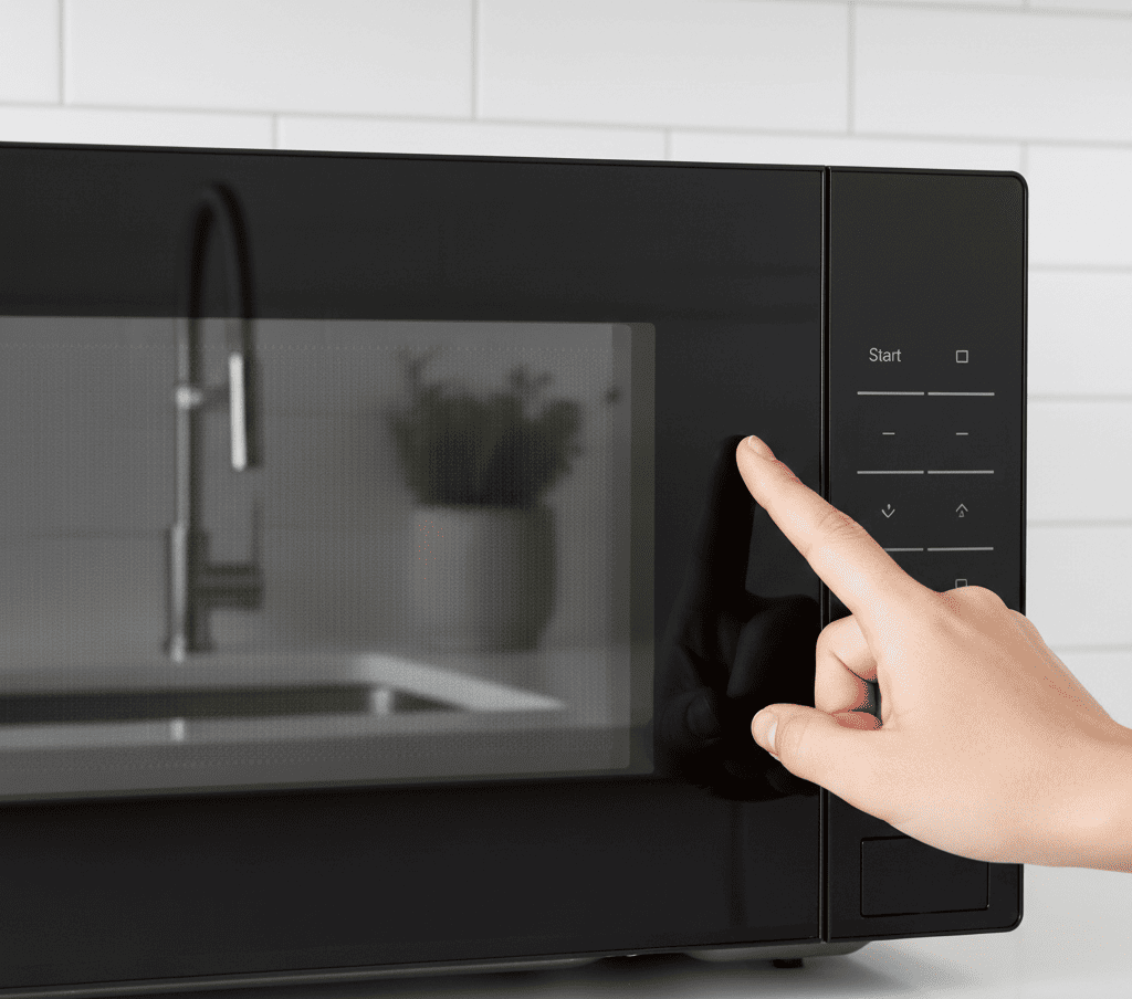 Microwave touch panel not working in a Kolkata household