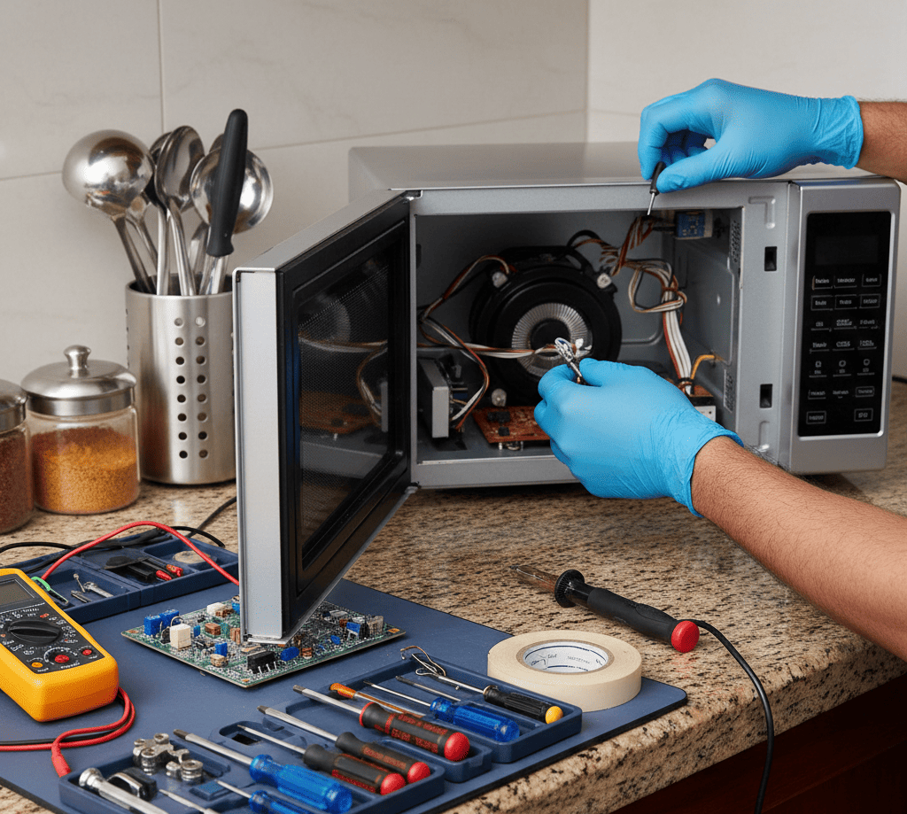 Microwave repair cost breakdown in Kolkata for common oven problems