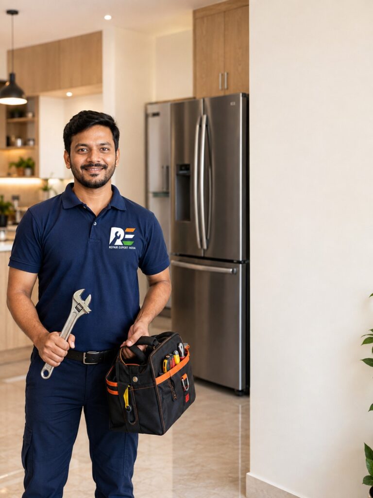 Professional refrigerator repair technician providing refrigerator repair service in Kolkata