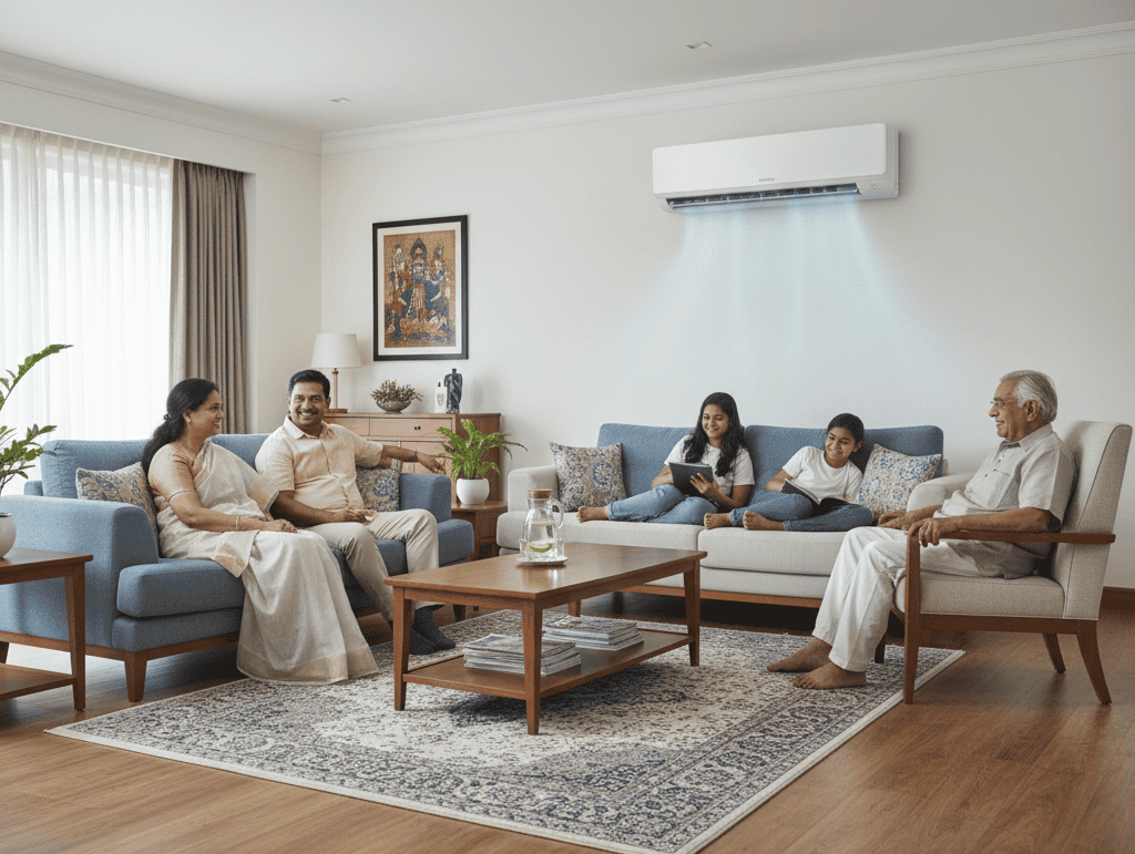 Improved AC cooling at home after regular air filter cleaning