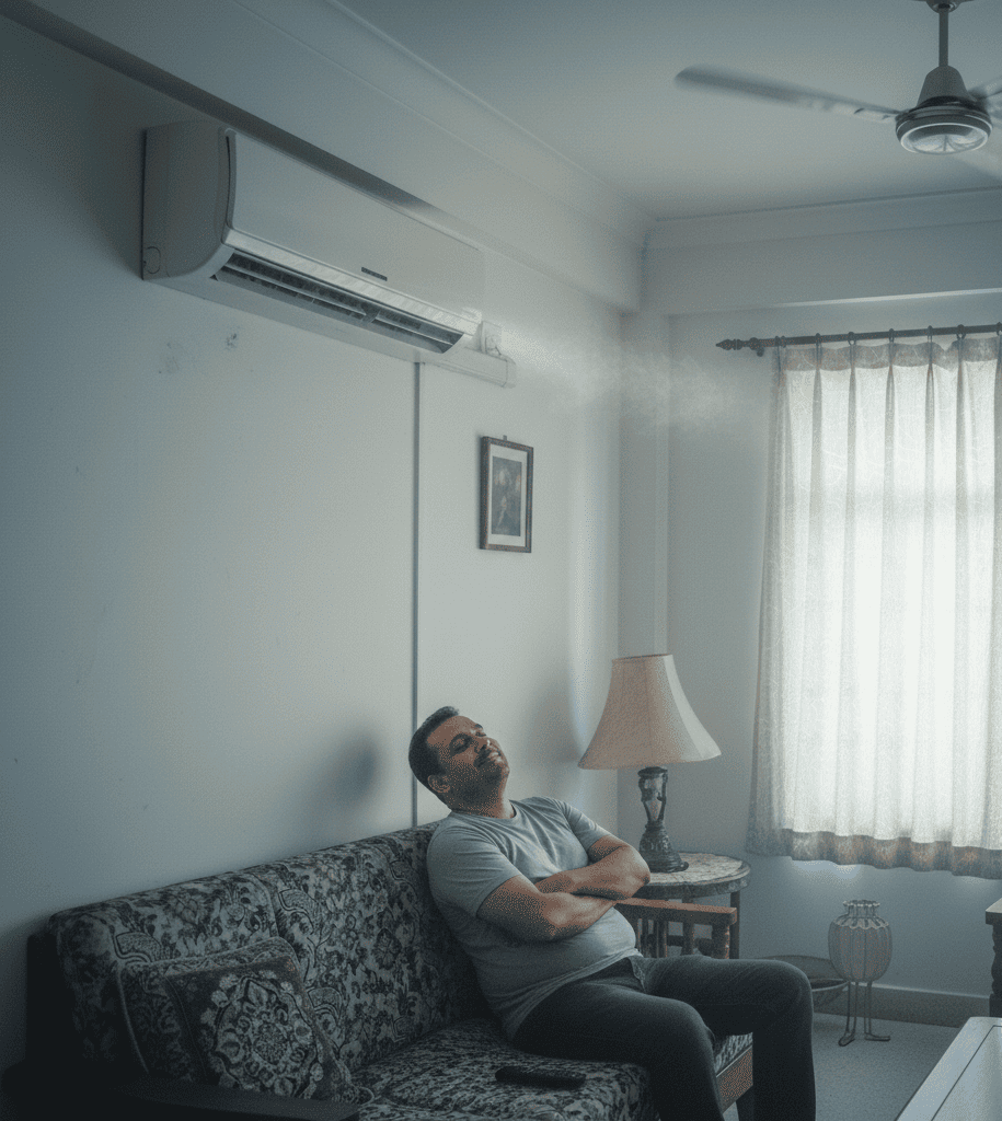 AC noise problem fixed after professional repair in Kolkata