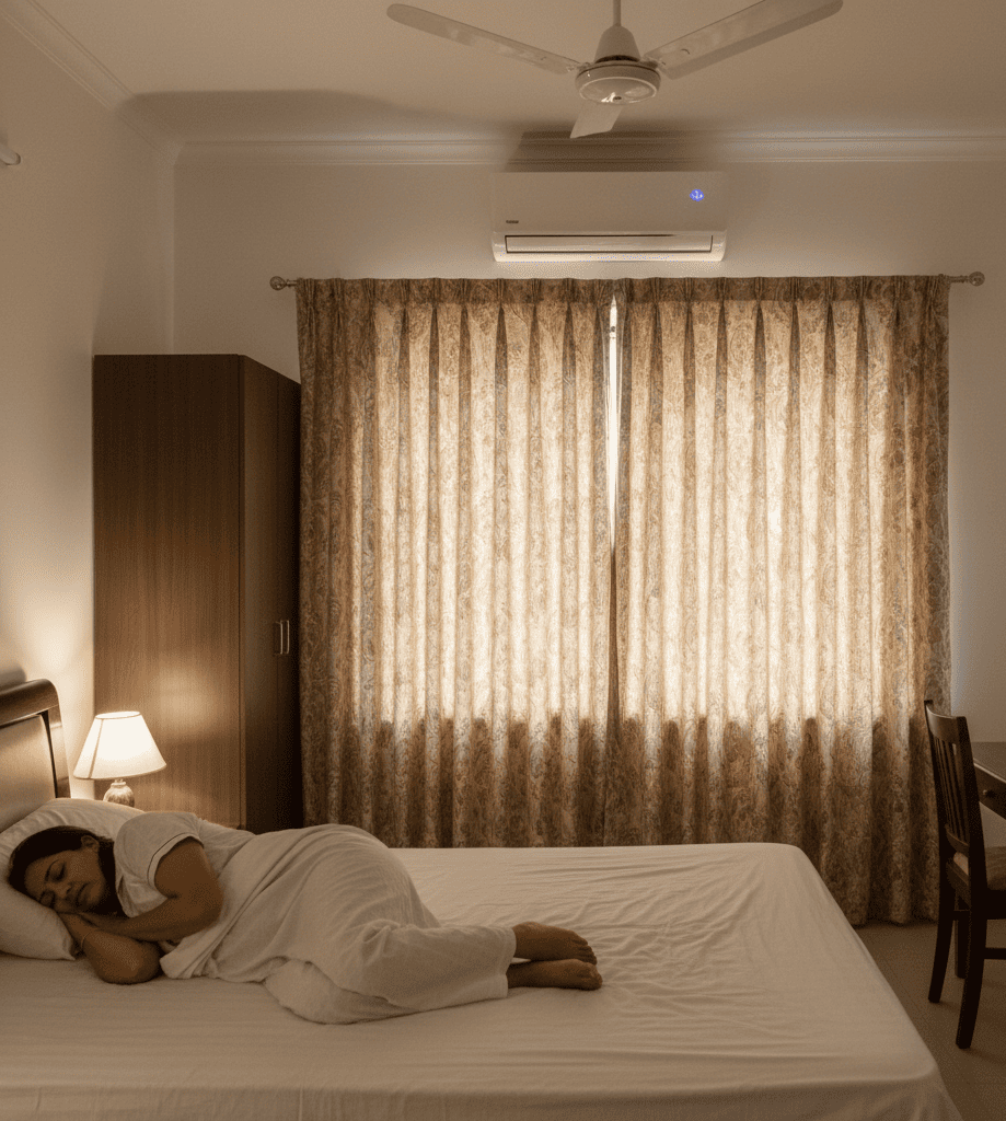 Energy-efficient AC usage in a Kolkata home to reduce electricity consumption