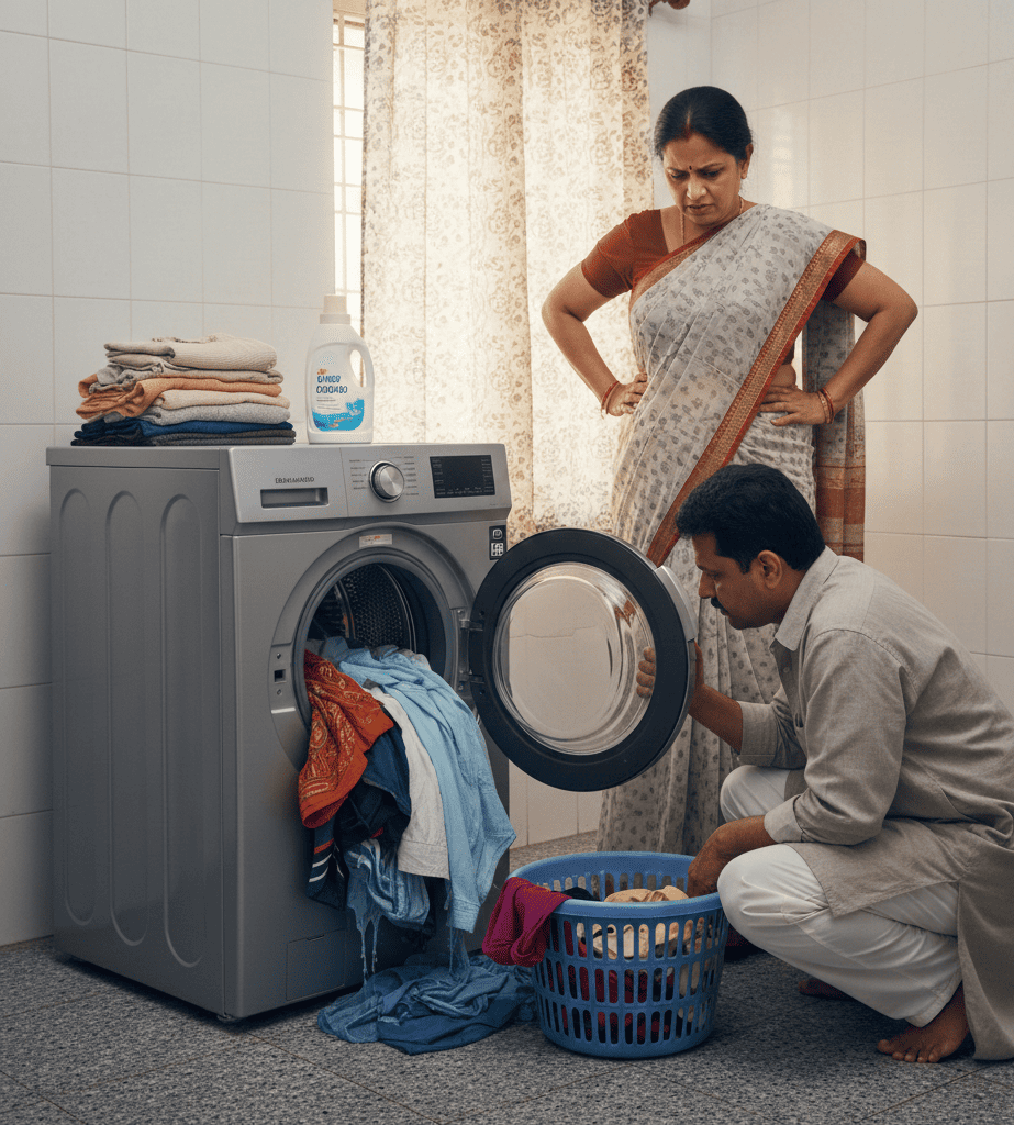 Dryer not working in washing machine in Hyderabad home