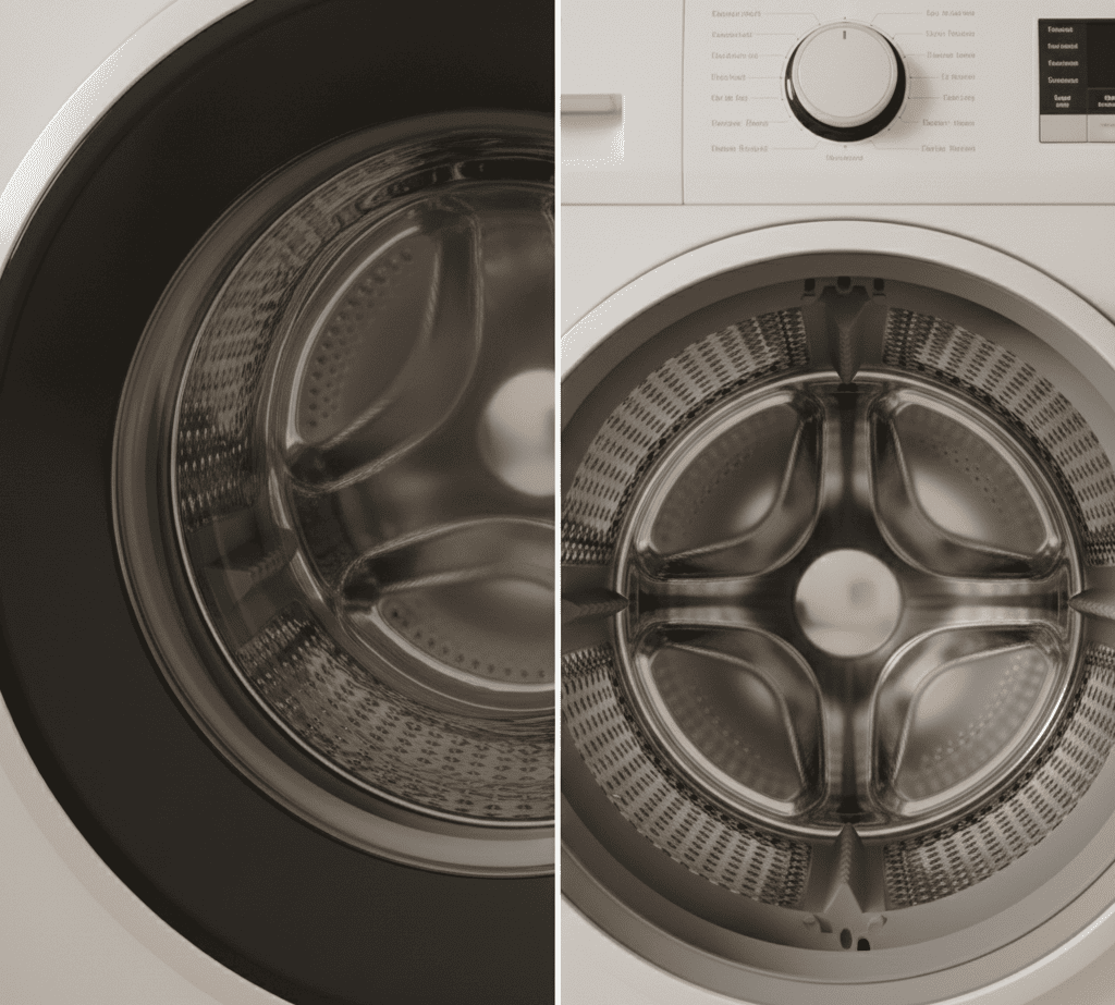 Front load vs top load washing machine water usage comparison