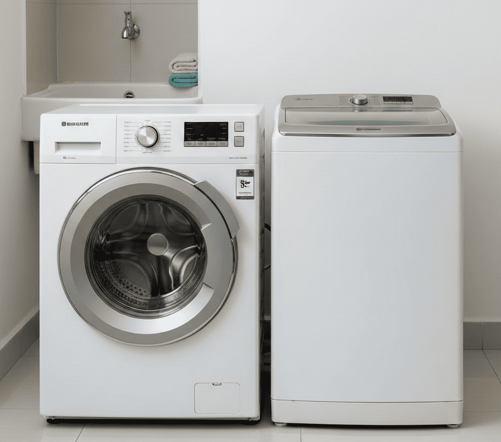 Front load and top load washing machine comparison for home use