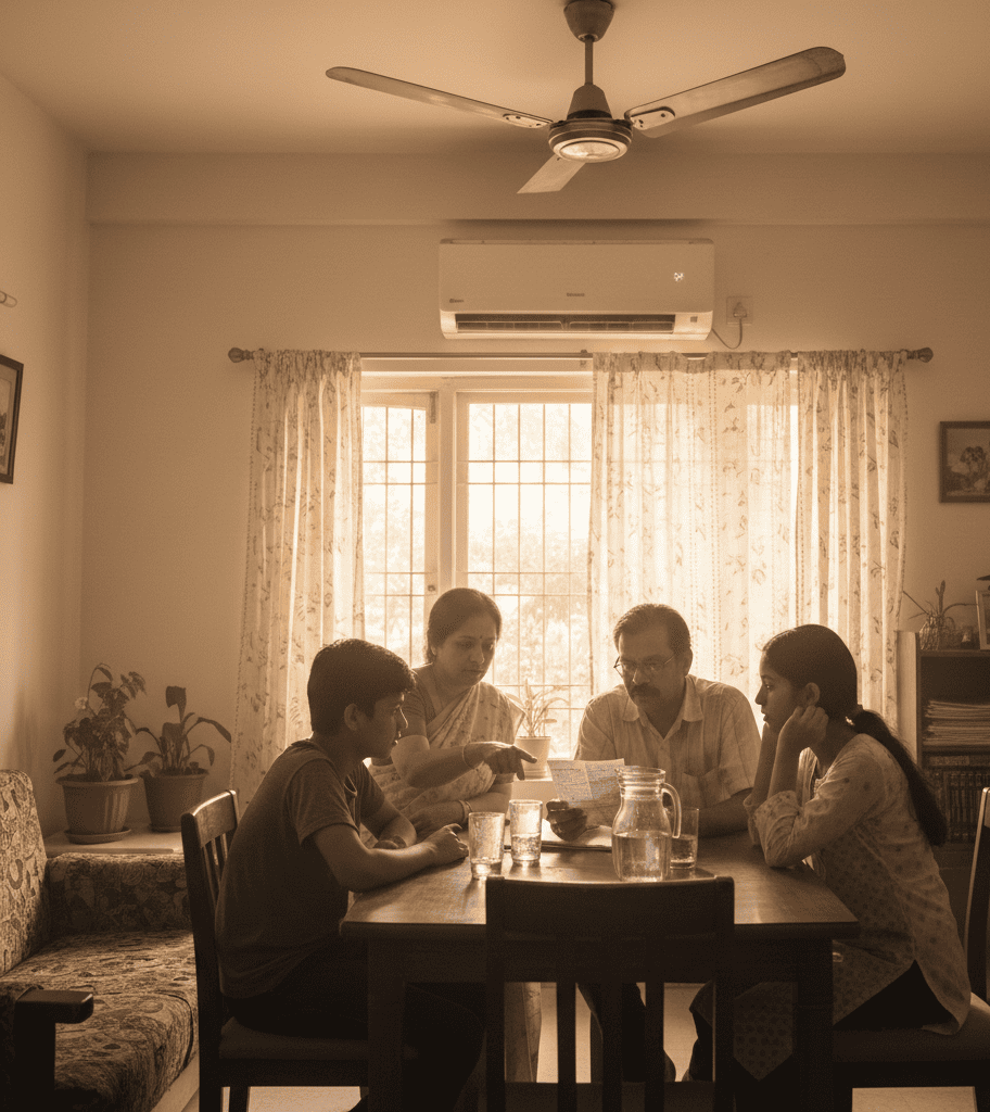 High AC electricity bill problem in a Kolkata home due to long AC usage
