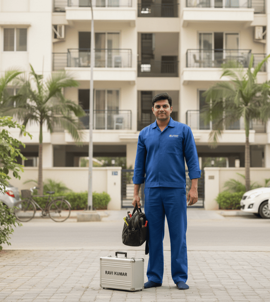 Local washing machine technician in Hyderabad providing doorstep repair service