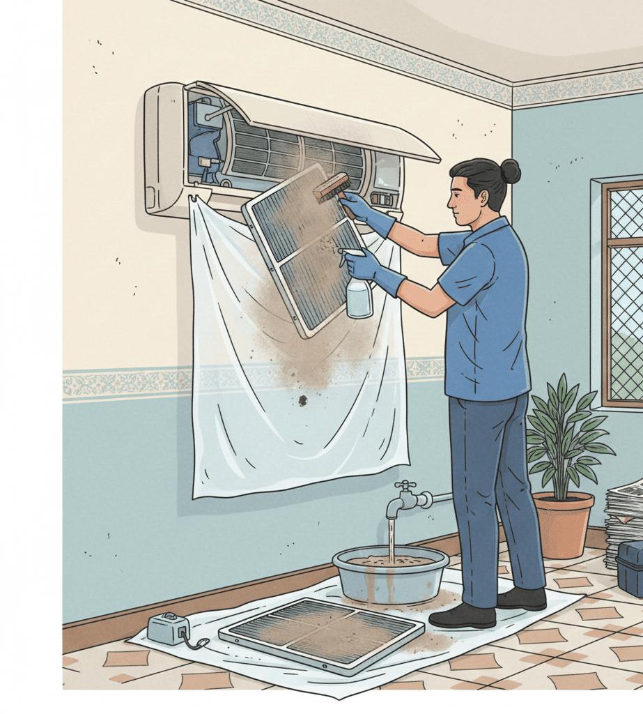Pre-summer AC servicing in Hyderabad to ensure better cooling and prevent peak season failures.