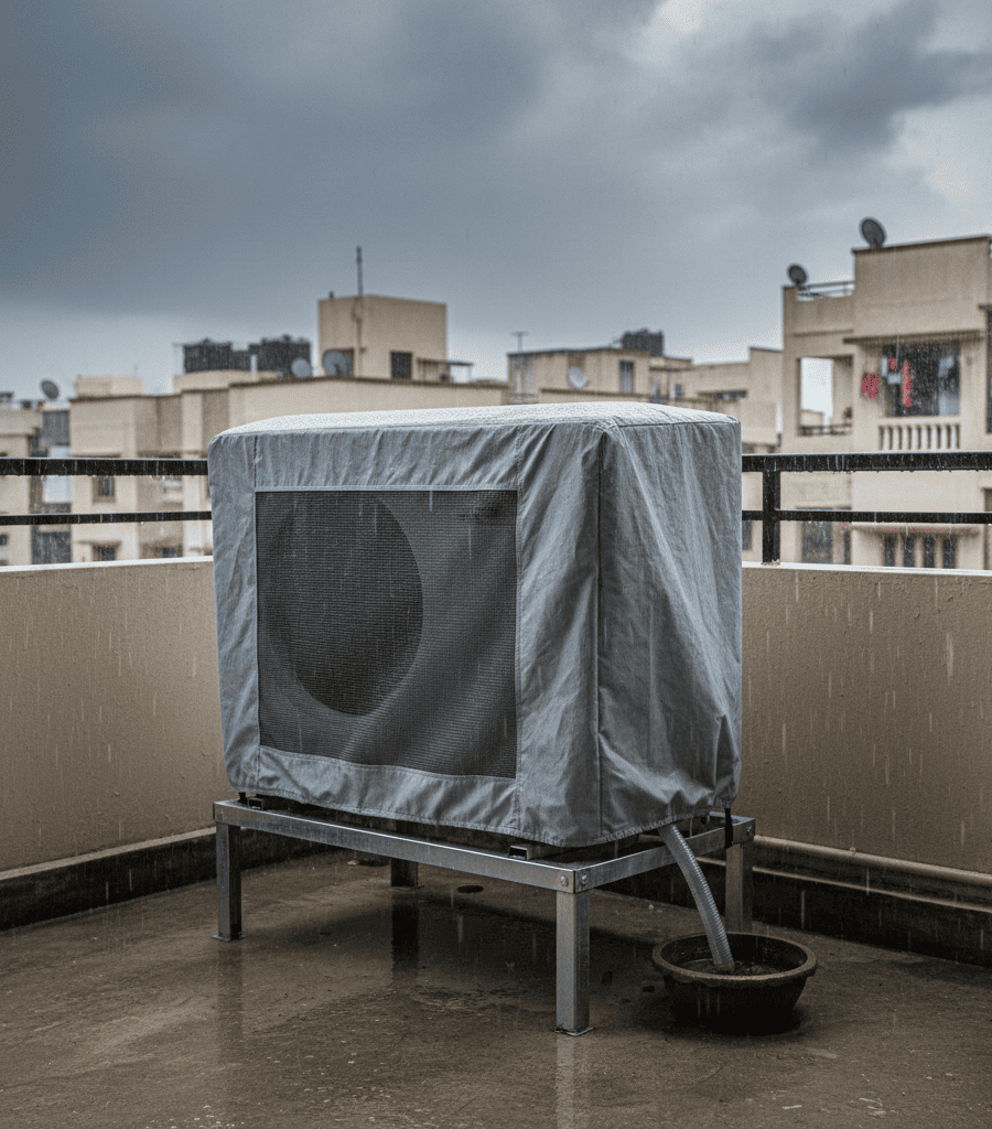 AC electrical safety and voltage protection during rainy season