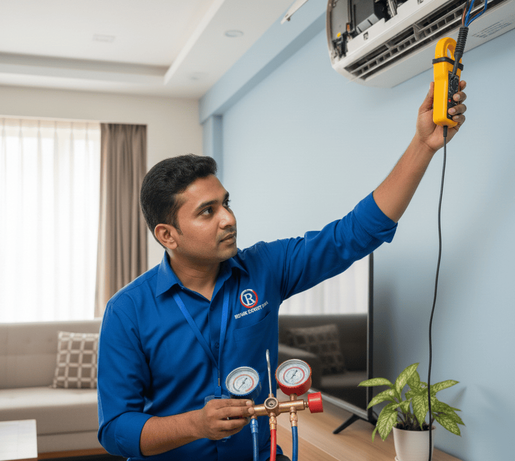 Repair Expert India AC inspection and diagnosis service in Hyderabad