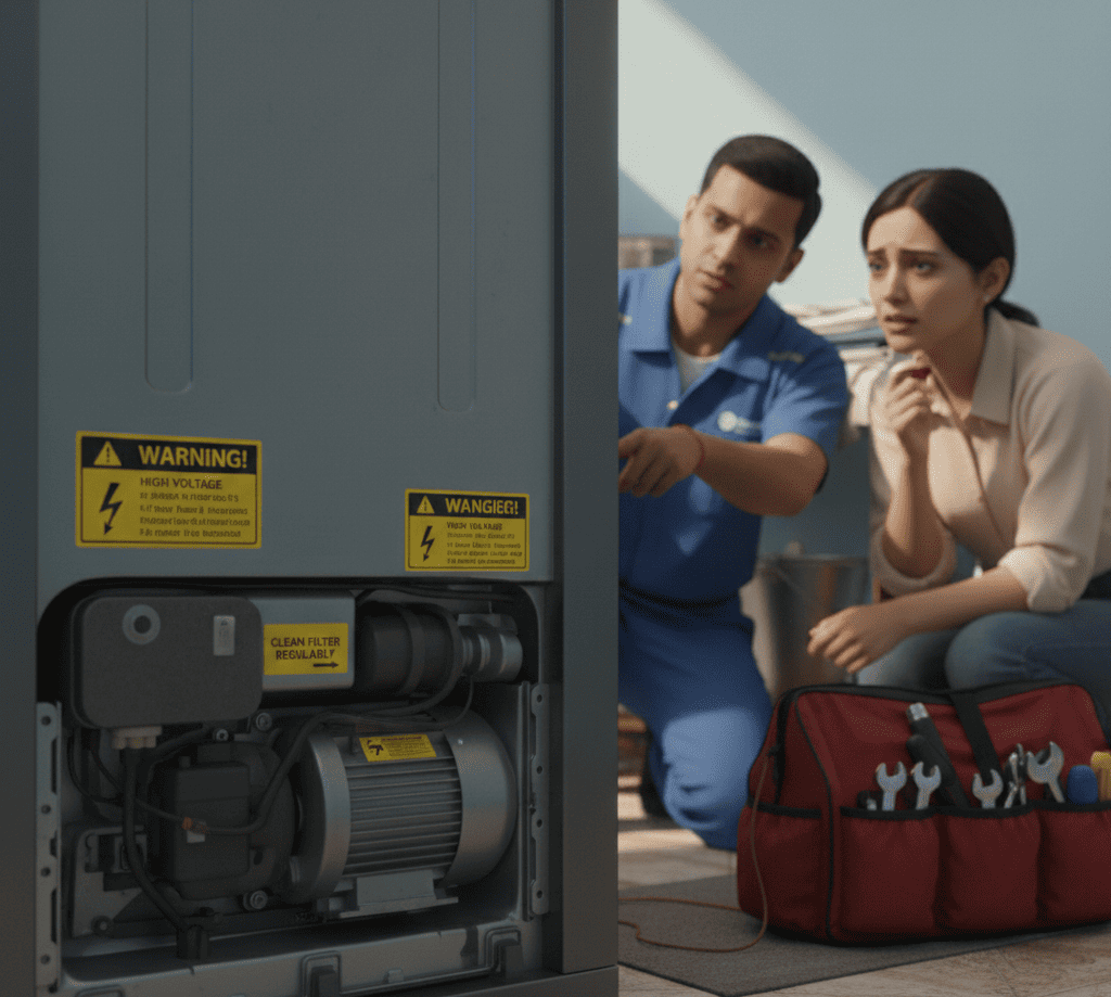 Drainage or motor problem causing washing machine to stop mid cycle