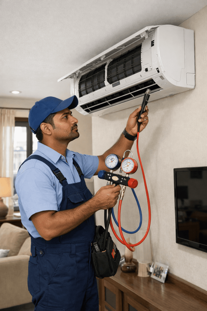 Emergency AC repair service for cooling stopped issue in Kolkata