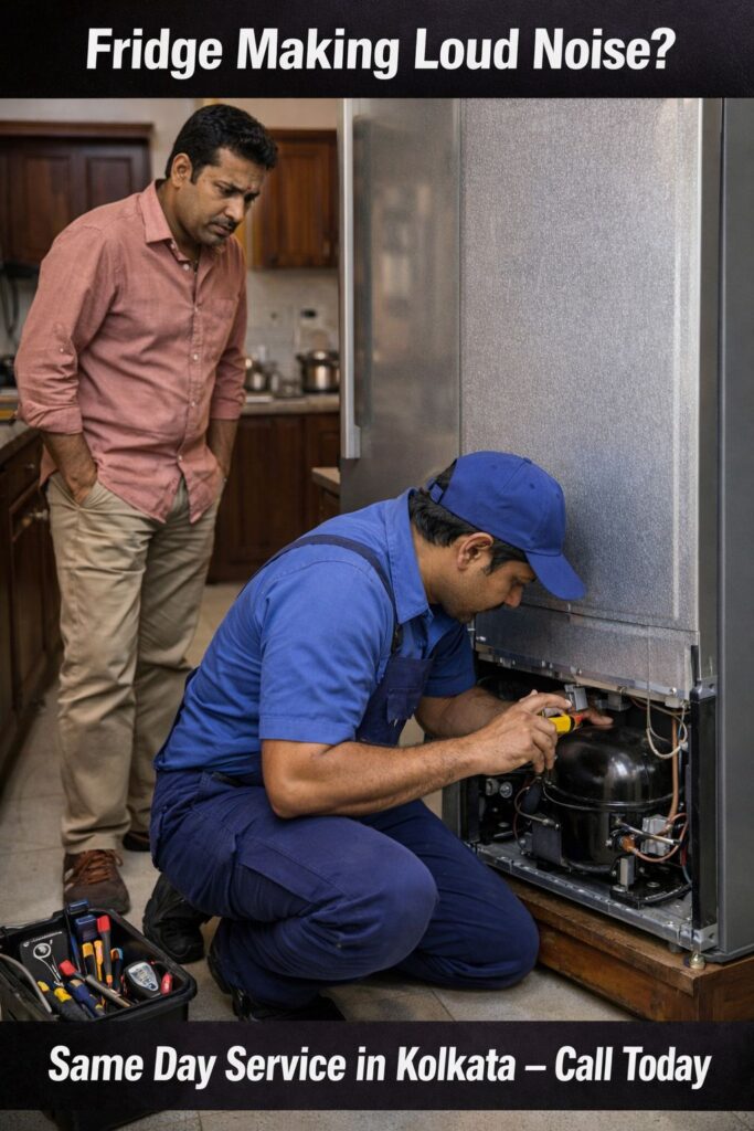 Samsung fridge vibration and rattling noise repair service Kolkata
