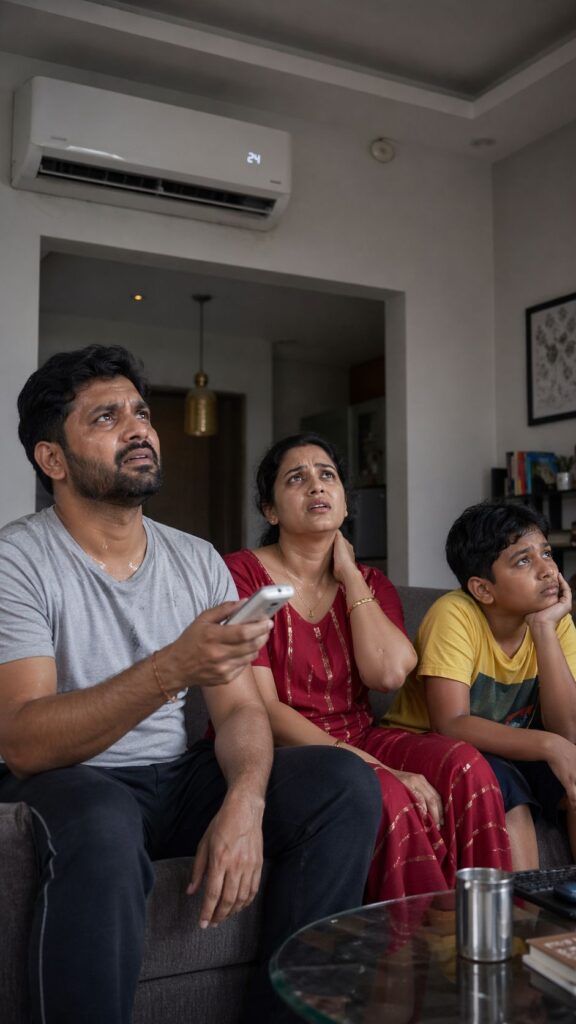 AC fan not working hyderabad family facing cooling problem at home