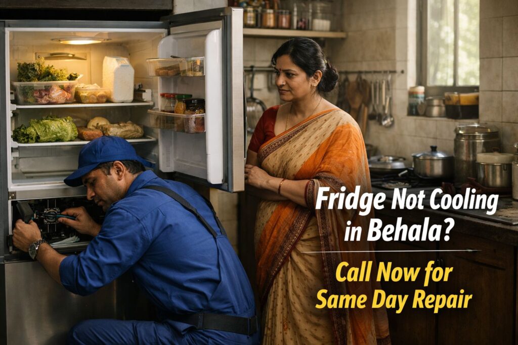 Fridge not cooling repair service in Behala Kolkata by expert technician at home