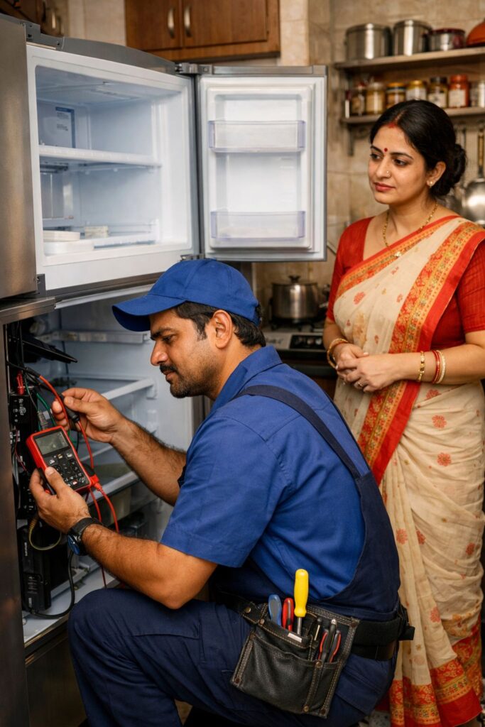 Refrigerator repair service in Behala Kolkata by trained technician