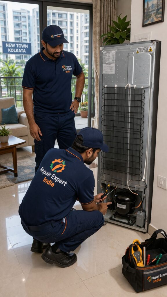Refrigerator coil and compressor repair service in New Town Kolkata