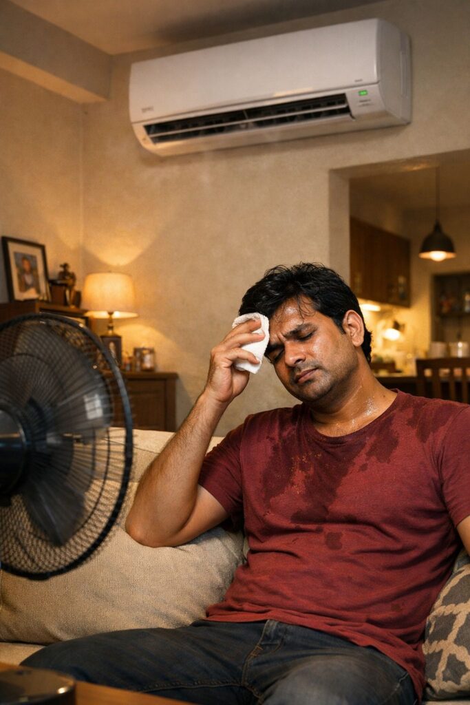 Voltas AC gas filling Hyderabad required due to low cooling problem in home