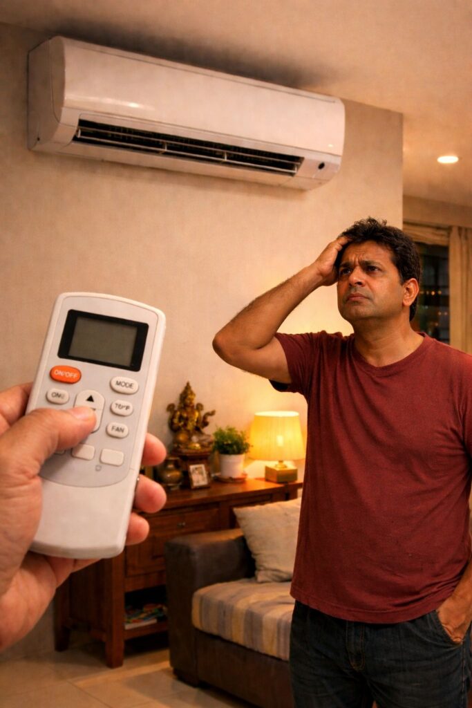 Voltas AC not working Hyderabad indoor unit not turning on issue in home